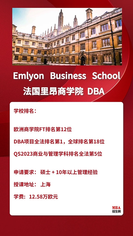 法國里昂商學院 DBA